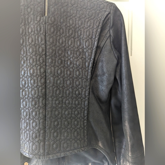 Theyskens theory, leather biker jacket, black, extra small - Picture 4 of 5